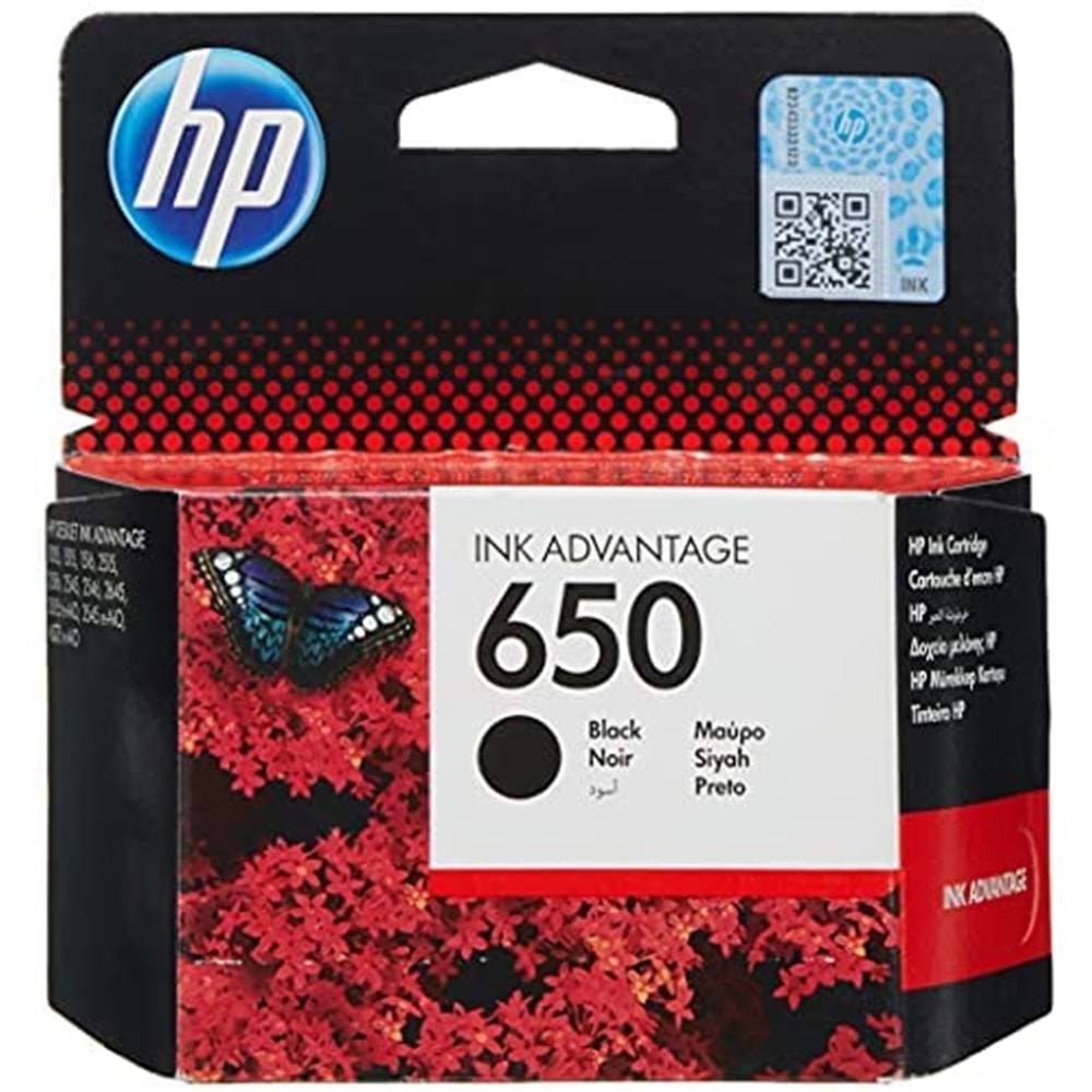 HP 650 BLACK KARTUŞ