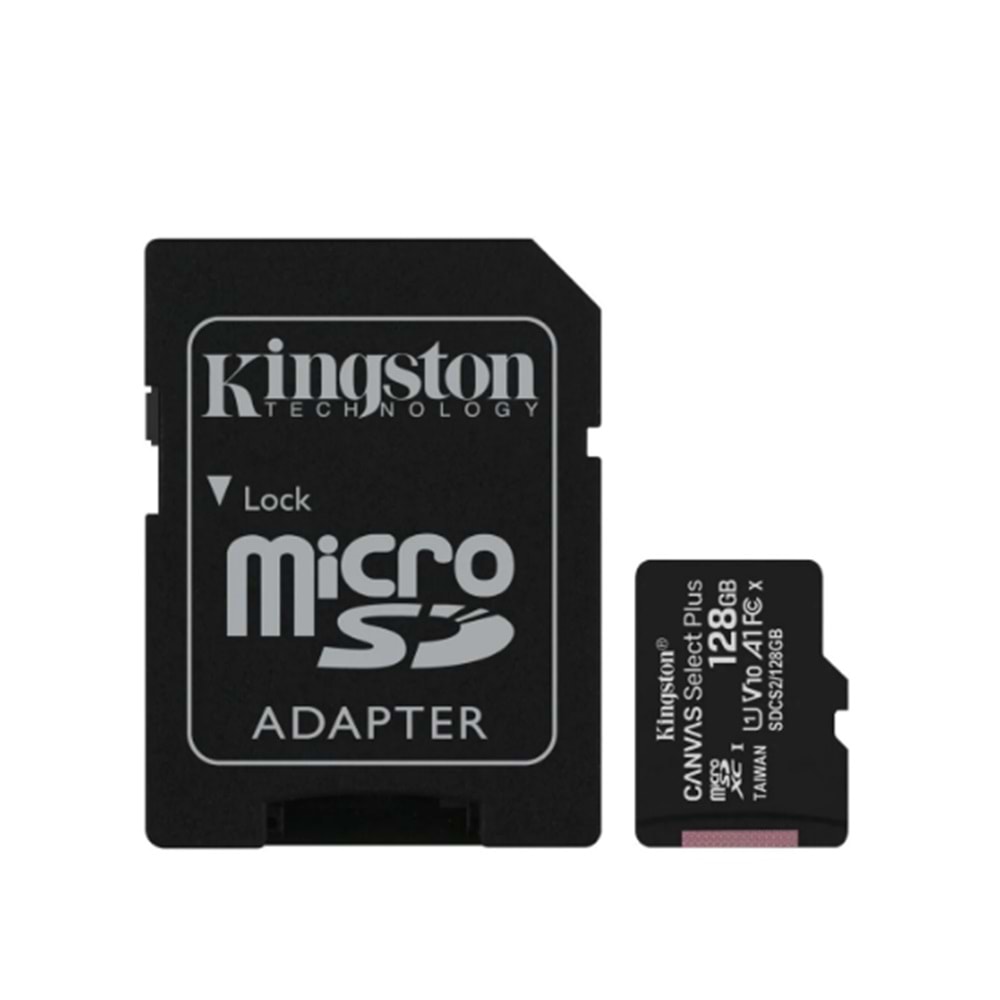 KINGSTON 128 GB MICRO SD SELECT PLUS