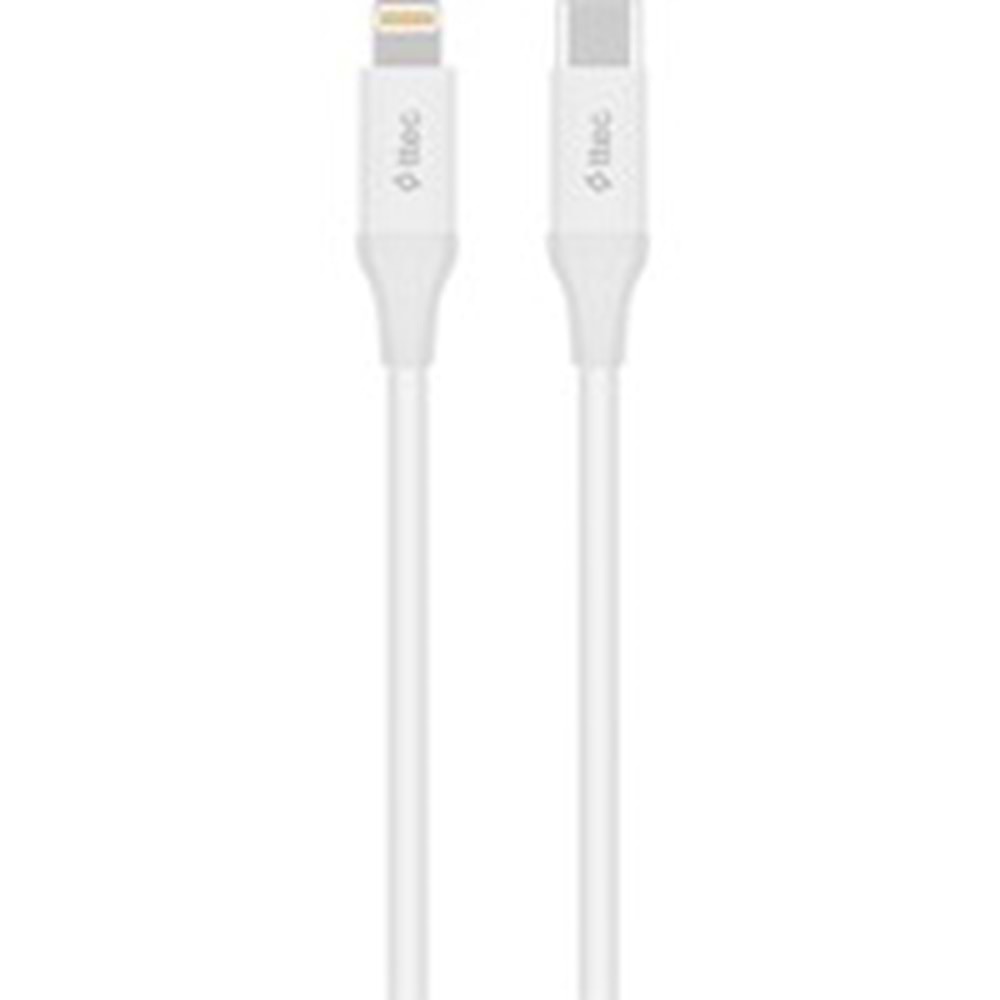 TTEC LIGHTNING TO TYPE-C CABLE WHITE