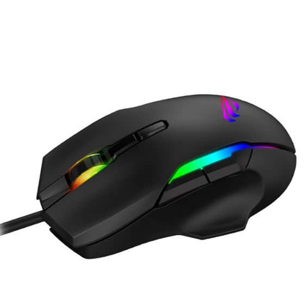 GAMENOTE MS1012A WIRED RGB GAMING MOUSE BLACK