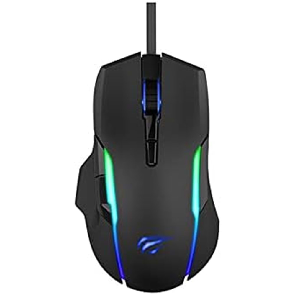 GAMENOTE MS1012A WIRED RGB GAMING MOUSE BLACK
