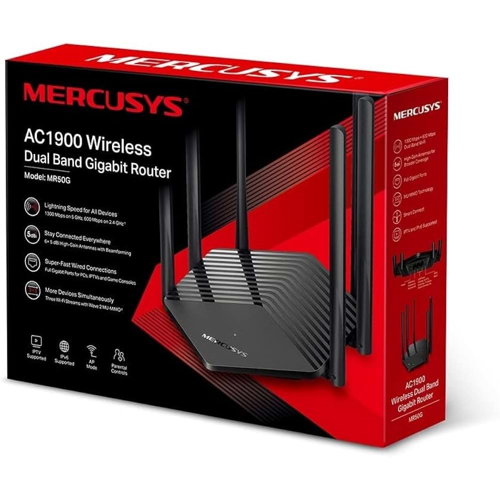 TP-LINK MERCUSYS MR50G AC1900 DUAL-BAND Wi-Fi ROUTER