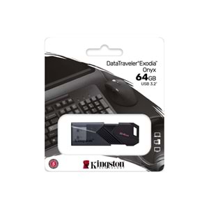 KINGSTON 64 GB USB 3.2 EXODIA ONYX