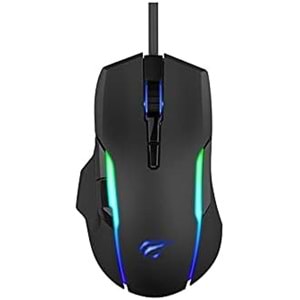GAMENOTE MS1012A WIRED RGB GAMING MOUSE BLACK