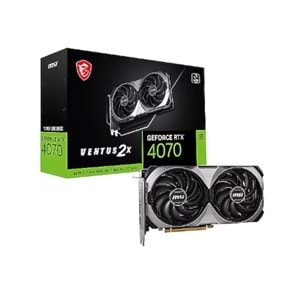 MSI GEFORCE RTX 4070 VENTUS 2X E 12G OC 12GB GDDR6X HDMI DP 192Bit