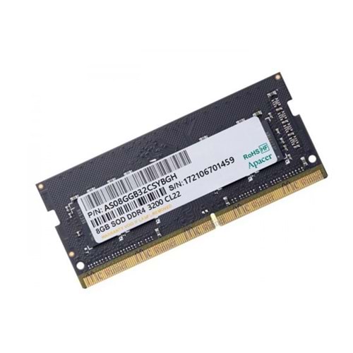 APACER 8GB 3200Mhz CL22 DDR4 LAPTOP RAM