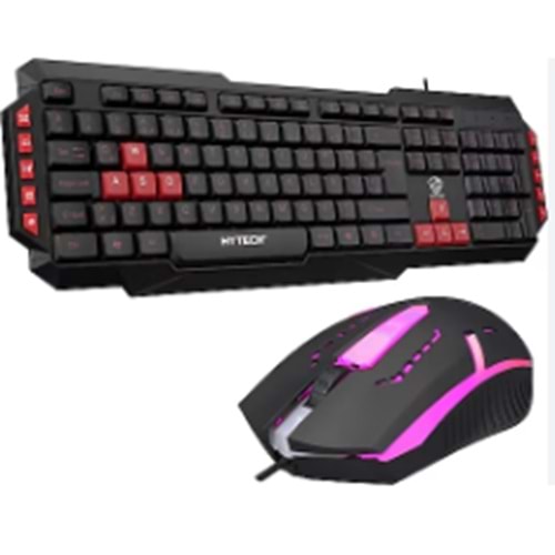 HYTECH HYK-46 GAMY COMBO BLACK MOUSE KEYBOARD SET