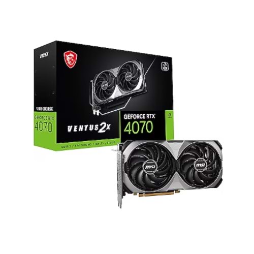 MSI GEFORCE RTX 4070 VENTUS 2X E 12G OC 12GB GDDR6X HDMI DP 192Bit
