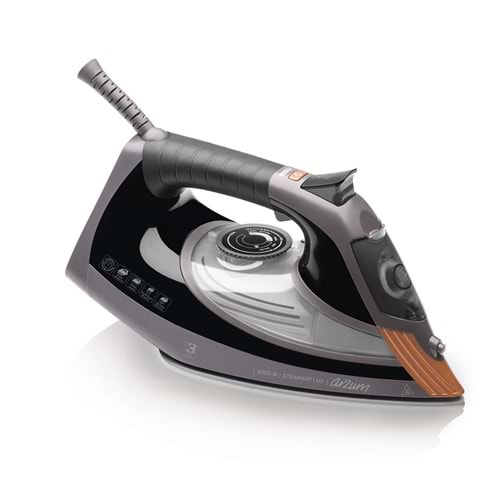 ARZUM AR693 STEAMART LUX SERAMİK ÜTÜ SİYAH
