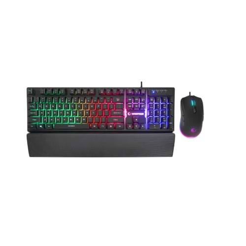 RAMPAGE KM-RX7 FORTUNA GAMING KEYBOARD AND MOUSE SET