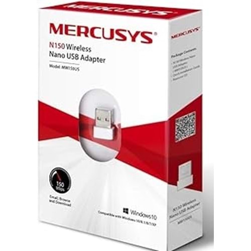 TP-Link Mercusys MW150US N150 Nano Wi-Fi USB Adapter
