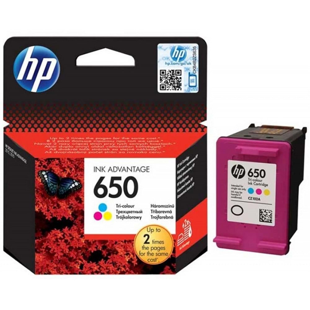 HP 650 RENKLI KARTUS