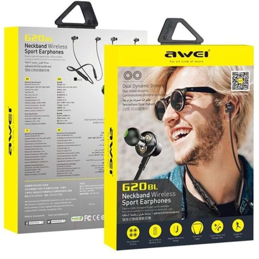 AWEI G20BL WIRELESS KULAKLIK