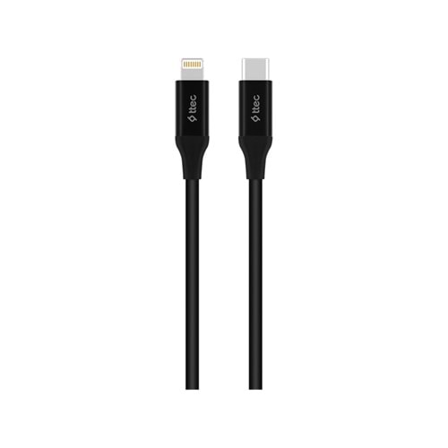 TTEC LIGHTNING TO TYPE-C CABLE BLACK