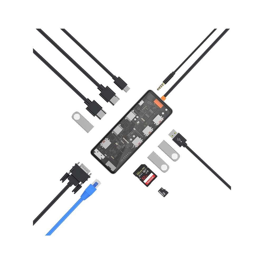 WIWU CB012 12in1 TYPE-C HUB