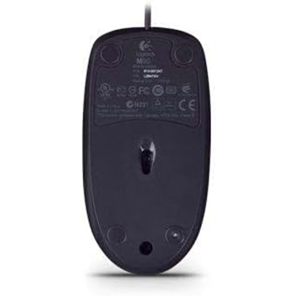 LOGITECH M90 WIRED MOUSE BLACK
