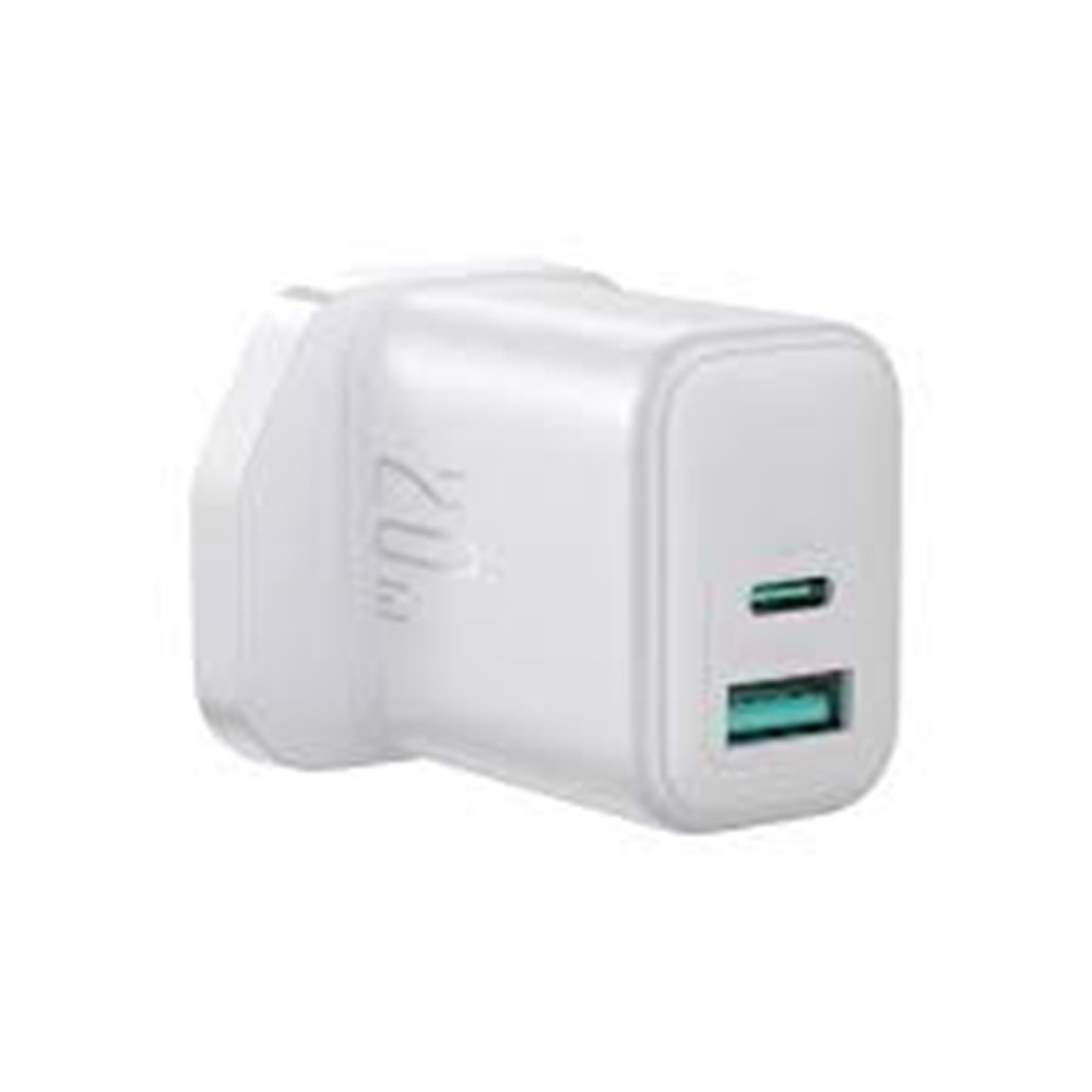JOYROOM TCF21 20W DUAL PORT FAST CHARGER