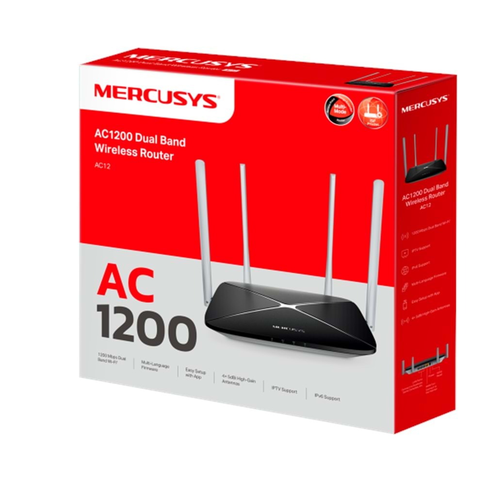 TP-LINK MERCUSYS AC12 1200 DUAL BAND WIFI ROUTER