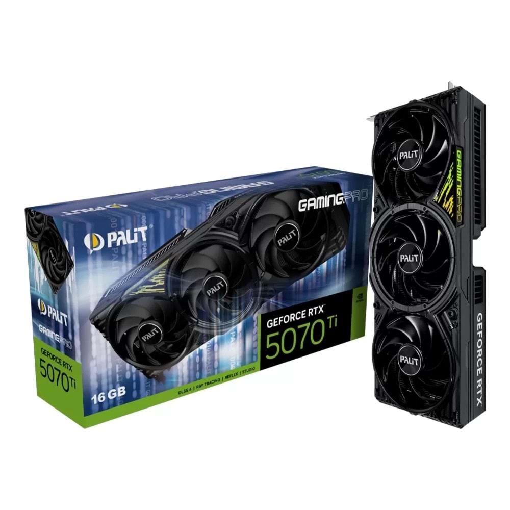 PALIT RTX5070Ti TWIN x3 OC 16 GB 256Bit GDDR7 EKRAN KARTI